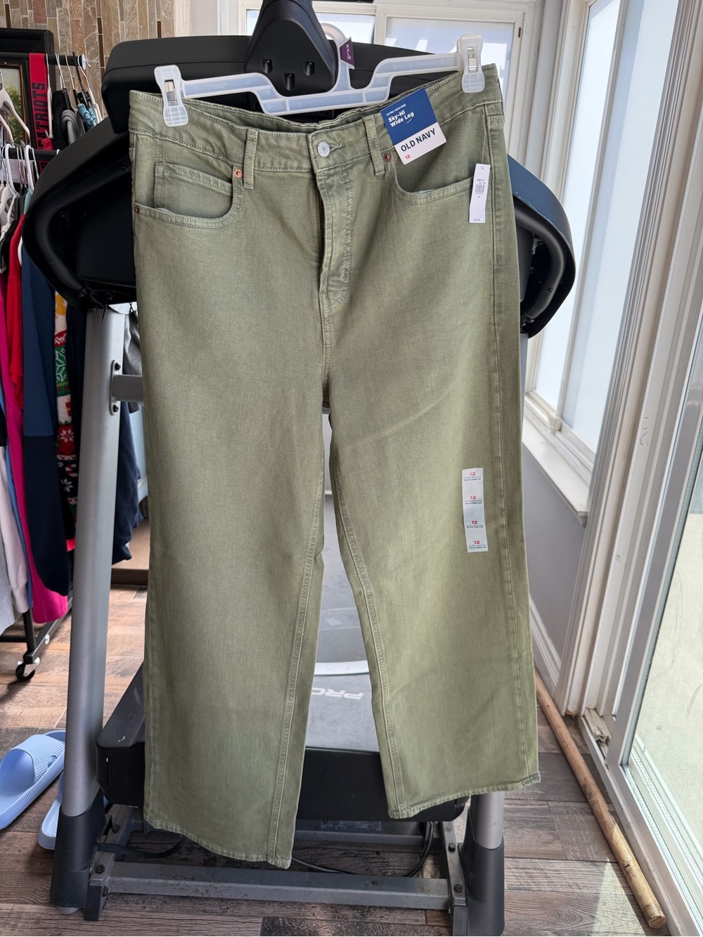 Old Navy Women’s Olive Relaxed Jeans